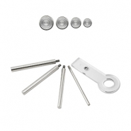 Beadalon Bindering Macher (4mm, 6mm, 7mm, 8mm) Silber