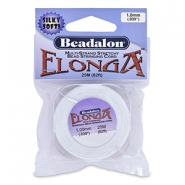 Beadalon Elonga Elastisches Reihdraht 1.0mm White