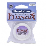 Beadalon Elonga Elastisches Reihdraht 0.7mm White