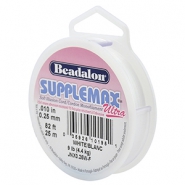 Beadalon Schmuckdraht Supplemax Ultra 0.25mm 25 meter White