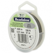 Beadalon Schmuckdraht 7 Str&auml;nge 0.51mm Bright Stainless Steel