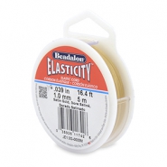 Beadalon Schmuckdraht Elastik 1.0mm 5 Meter Satin Gold