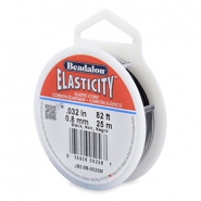 Beadalon Schmuckdraht Elastik 0.8mm 25 Meter Black