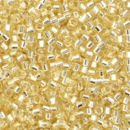 Miyuki Perlen delica's 11/0 Silverlined crystal ivory