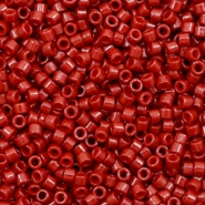 Miyuki Perlen delica's 11/0 Duracoat opaque dyed jujube red