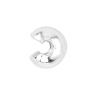 Beadalon Quetsch-Kaschierperlen 3mm Silber