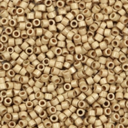 Miyuki Perlen delica's 11/0 Duracoat galvanized matte champagne DB-1834f