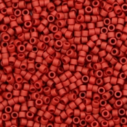 Miyuki Perlen delica's 11/0 Metallic matte brick red DB-378