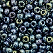 Miyuki Rocailles 6/0 Metallic iris gunmetal 6-456