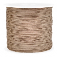 Macram&eacute; band 0.8mm Light brown