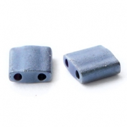 Miyuki Perlen tila 5x5mm Opaque matte gun metal grey TL-2001