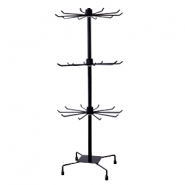 Schmuckdisplay Metall 3-layer Black