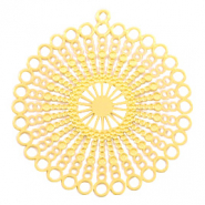 Bohemian Anh&auml;nger rund Gold (Nickelfrei)