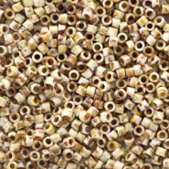 Miyuki Perlen delica's 11/0 Opaque picasso yellow DB-2262