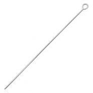 925 Silber Zubeh&ouml;r Kettelstifte 40mm Silber