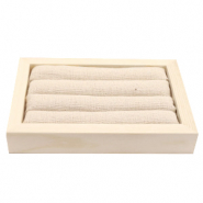 Schmuckdisplay f&uuml;r Ringe Natural-linen off white