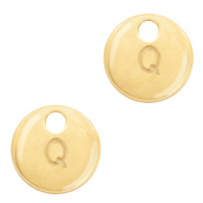 Basic quality Metall Anh&auml;nger Initiale Q Gold (Nickelfrei)