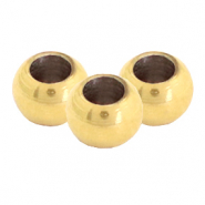 Stainless Steel - Rostfrei Stahl Perlen 6mm Gold