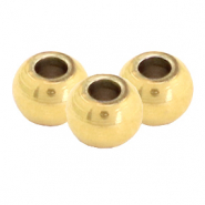 Stainless Steel - Rostfrei Stahl Perlen 4mm Gold