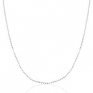 Ketten aus Stainless Steel - Rostfreiem Stahl Ballchain Mix&Match Silber