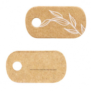 Schmuck Karten Floral Brown