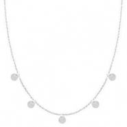 Ketten aus Stainless Steel - Rostfreiem Stahl Munze Silber