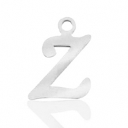 Stainless Steel - Rostfrei Stahl Anh&auml;nger Initial Z Silber