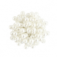 Cluster Perlen Ornament White
