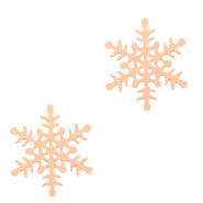 Bohemian Anh&auml;nger Schneeflocke Rosegold