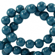 6 mm Glasperlen opaque Gibraltar sea blue