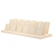 Schmuckdisplay Holz f&uuml;r Ohrringe Natural (nat&uuml;rliche Farbe Holz)