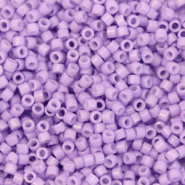 Miyuki Perlen delica's 11/0 Duracoat opaque dyed columbine lila DB-2138