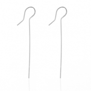 Ohrringe aus Stainless Steel - Rostfreiem Stahl Silber