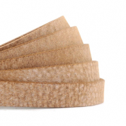 Echtes DQ Leder und Wildleder Flach 10mm DQ Leder