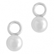 925 Silber Anhänger Ball Silber