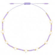Armb&auml;nder Pearl Miyuki Lilac purple