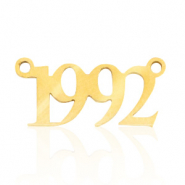 Stainless Steel - Rostfreiem Stahl Anhänger/Zwischenstück Jahr 1992 Gold