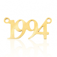 Stainless Steel - Rostfreiem Stahl Anhänger/Zwischenstück Jahr 1994 Gold