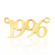 Stainless Steel - Rostfreiem Stahl Anhänger/Zwischenstück Jahr 1996 Gold