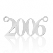 Stainless Steel - Rostfrei Stahl Anhänger / Zwischenstück Jahr 2006 Silber