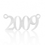 Stainless Steel - Rostfrei Stahl Anhänger / Zwischenstück Jahr 2009 Silber