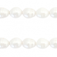 BQ Süsswasserperlen Rice 12x10mm Natural white