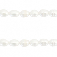 BQ Süsswasserperlen Rice 7x5mm Natural white
