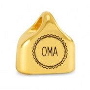 Metall Endkappen DQ "OMA" Mix & Match Gold (Nickelfrei)