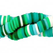 Katsuki Perlen 6mm Green white mix