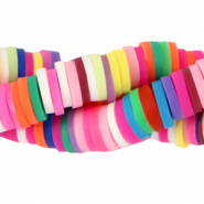 Katsuki Perlen 6mm Rainbow pink-brown mix