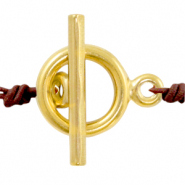 Stainless Steel - Rostfrei Stahl Schmuckzubeh&ouml;r Kapitelverschluss Gold