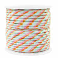 Segeltau 2mm Turquoise-pink