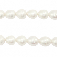 BQ Süsswasserperlen Rice 10x9mm Natural white
