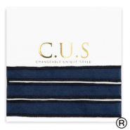 C.U.S&reg; Schmuckband Shiny intense dark blue